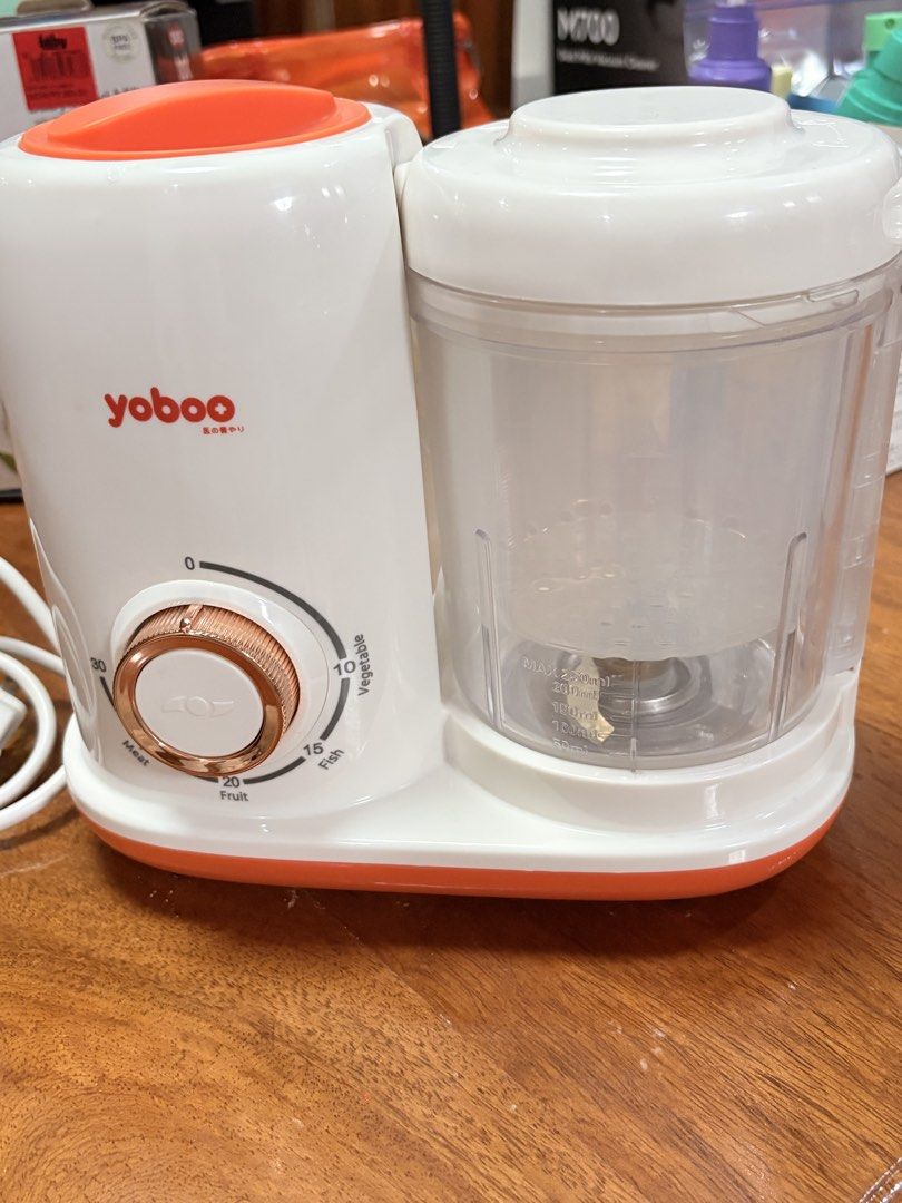 Yoboo food processor (Category: Weaning & Toddler Feeding) located in Caloocan City. Submitted by wynonavengua (Listing ID 1464698257, Image 1). Description: Rfs: Decluttering. Di masyado nagamit ni baby MOP: Gcash, Maya, or Maribank Loc: Banawe, QC.