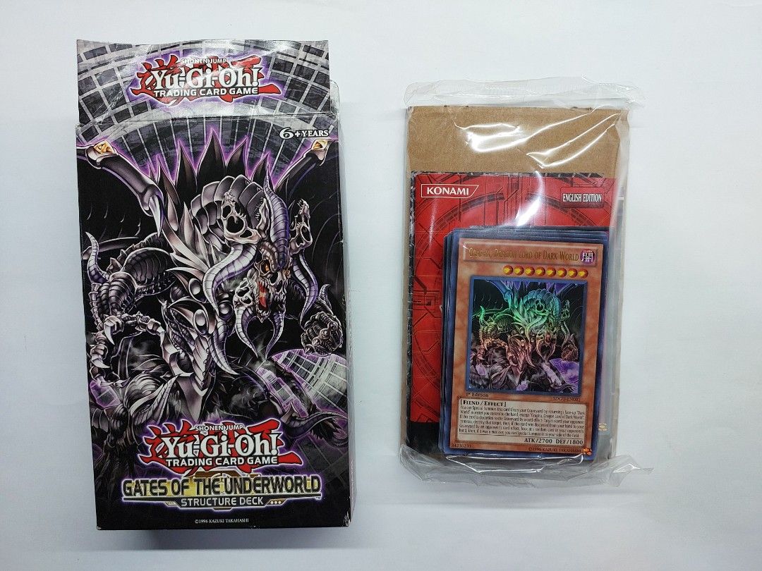 Yu-Gi-Oh Gates of the Underworld Structure Deck (Category: Card Packs) located in Manila. Submitted by onereliableally (Listing ID 1464741668, Image 1). Description: Yugioh Structure Deck: Gates of the Underworld Php 800 Boxes are opened but cards are mint! Please message us for any questions!.