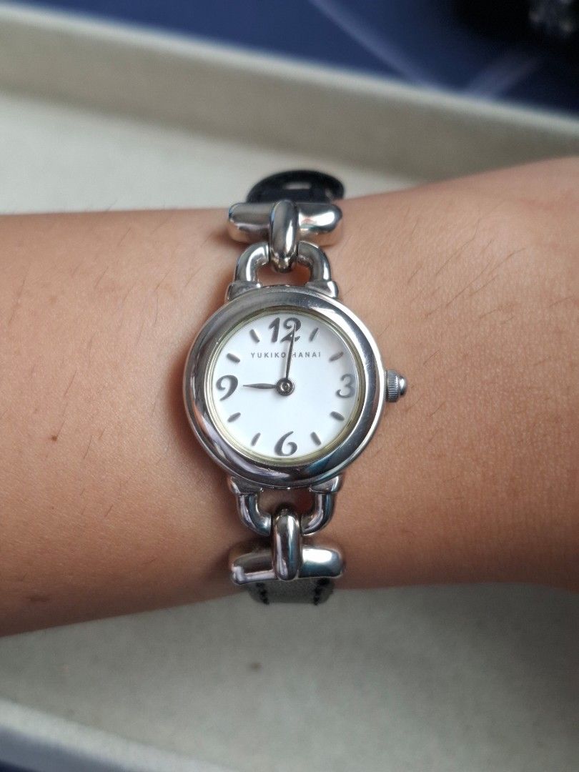 Yukiko Hanai Noevir Watch (Category: Women's Watches) located in Abucay. Submitted by icia_marie18 (Listing ID 1464576499, Image 1). Description: Yukiko Hanai by Noevir Watch issue: changed straps (i can give the og strap) japan movement.