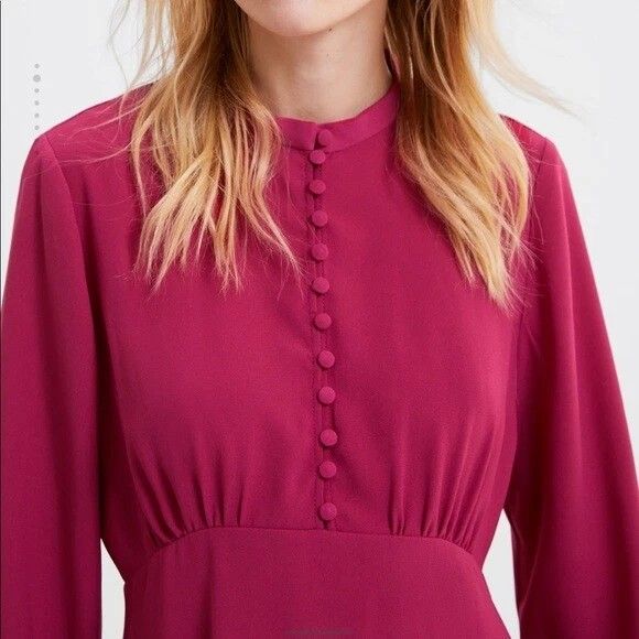 Zara Hot Pink Dress (Category: Dresses) located in Pasig City. Submitted by ecasarmientodv (Listing ID 1464672341, Image 3). Description: can fit until Medium.