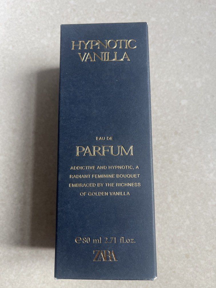 Zara Hypnotic Vanilla 80ml (Category: Fragrance & Deodorants) located in Pasig City. Submitted by missclaud.essentials (Listing ID 1464631275, Image 1). Description: 1 pc only Original Zara perfume.
