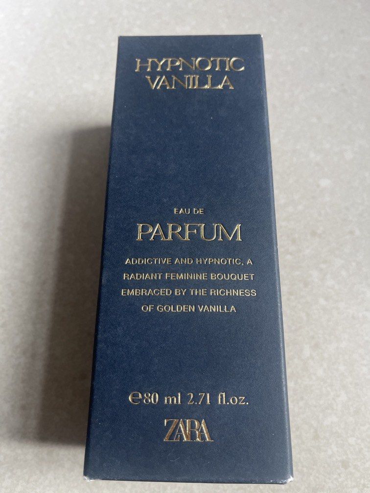 Zara Hypnotic Vanilla 80ml (Category: Fragrance & Deodorants) located in Pasig City. Submitted by missclaud.essentials (Listing ID 1464631275, Image 2). Description: 1 pc only Original Zara perfume.