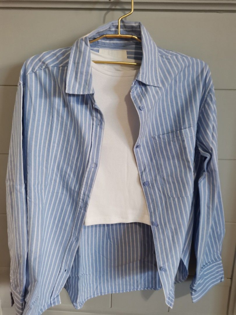 zara longsleeves (Category: Longsleeves) located in Quezon City. Submitted by charlottescollection (Listing ID 1464581496, Image 1). Description: original zara longsleeves with inner shirt included can fit till size semi medium .