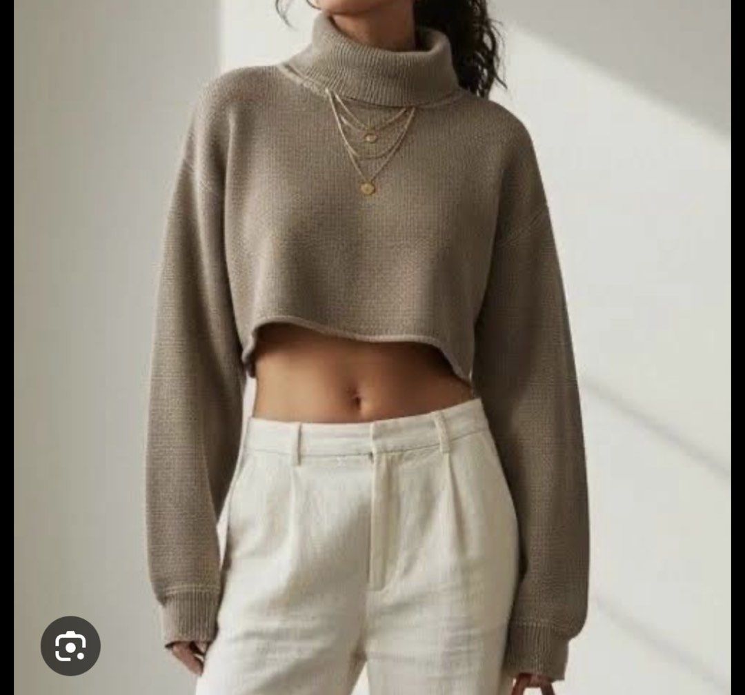 Zara turtle neck crop top longsleeve small (Category: Coats, Jackets and Outerwear) located in Quezon City. Submitted by cosmicshark.060c70 (Listing ID 1464675512, Image 1). Description: Bought at zara store Used only for 15 hours Rfs dont like to repeat outfits.