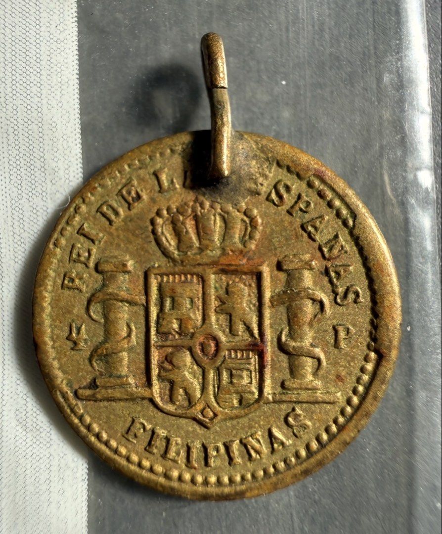 1890 4P Filipinas Brass Pattern Coin (Category: Currency) located in Manila. Submitted by pj26s (Listing ID 1464893361, Image 1). Description: For Sale 25k Brass Pattern for a Gold Coin 4 Pesos 1890, A rare 1890 token.