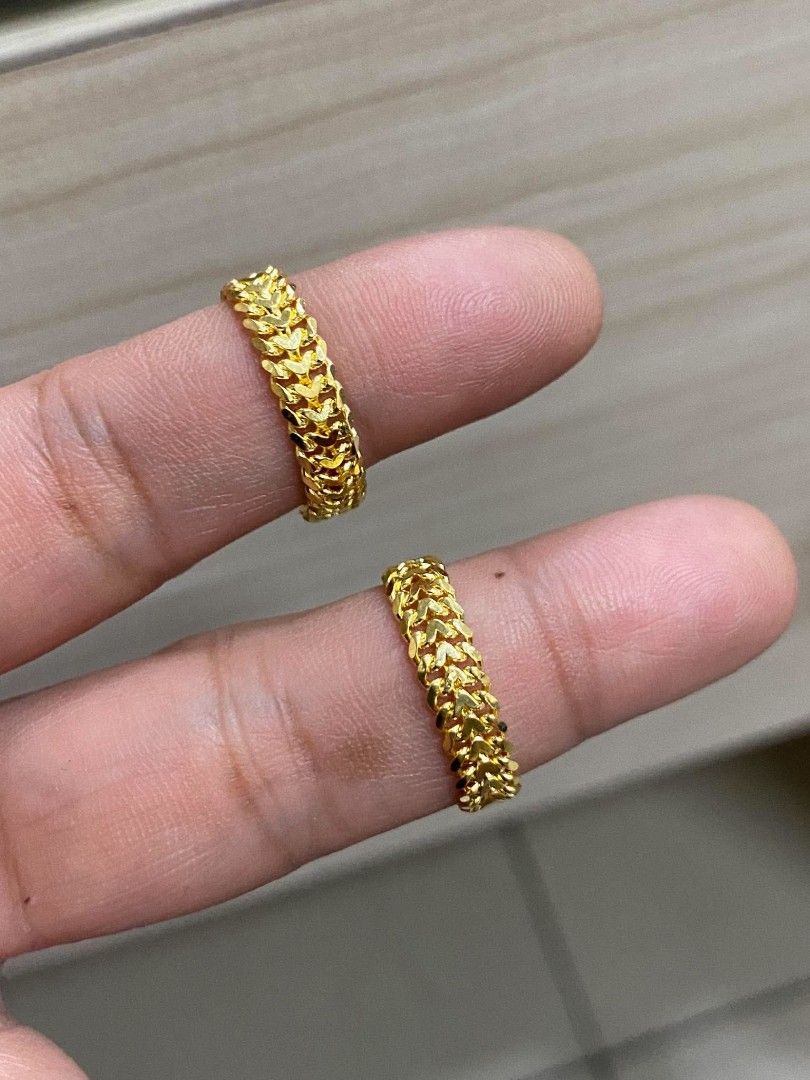 18k Saudi gold heartbitz ring (Category: Rings) located in Manila. Submitted by bhelgoldseller2ndaccount (Listing ID 1464901744, Image 1). Description: New!!✨New!!✨New!! Authentic 18k Saudi Golds 💯pawnable/naisasanla 💯with high appraisal rate 💯good investment 💯Direct supplier price 👉OPEN for resellers 🌺please take time to evaluate their actual sizes and grams 👉Best panggift for all occasions ✅ Sold per grams not per piece Kya lowest price 