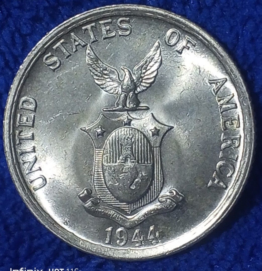 1944 S FIFTY CENTAVOS UNC BU (Category: Currency) located in Quezon City. Submitted by jeandevera (Listing ID 1464821239, Image 1). Description: 100 pcs in stock.