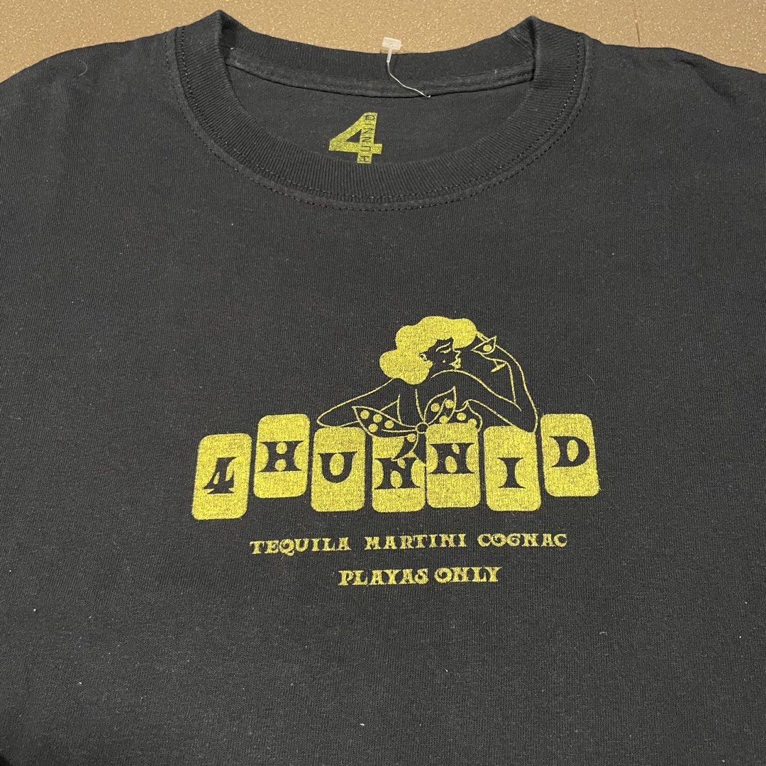 4Hunnid Playas Only Longsleeves (Category: Tshirts & Polo Shirts ) located in Puerto Princesa. Submitted by lookmomicanbuy (Listing ID 1464892045, Image 2). Description: Very good condition Has removable minor lints .