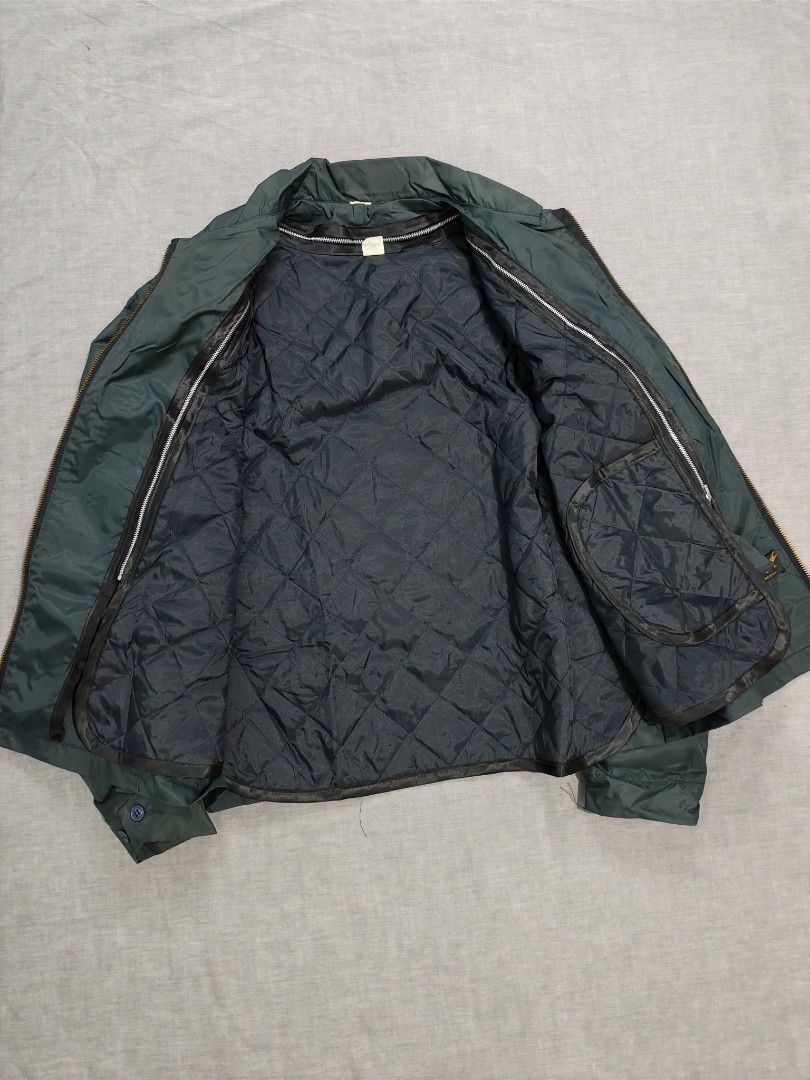 70s conqueror nylon uniform jacket (Category: Coats, Jackets and Outerwear) located in Baguio. Submitted by used_clothing2600 (Listing ID 1464874872, Image 3). Description: 70s conqueror nylon uniform jacket made in USA size large good condition signs of usage pit to pit 25 length 26.5 shoulders 16.5 sleeve length 26.5 P 680.