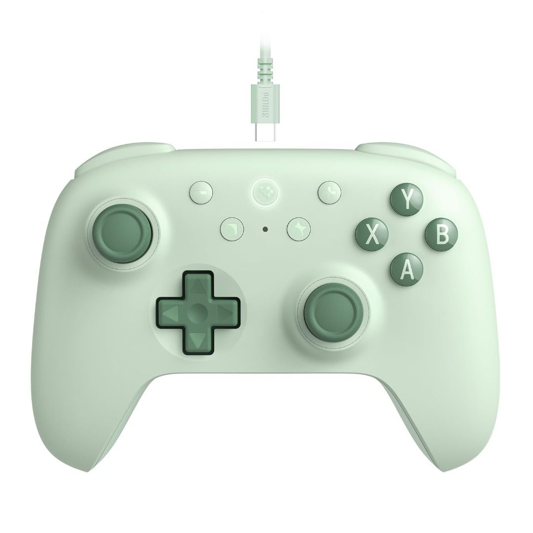 8BitDo Ultimate 2C Wired Controller (Category: Controllers) located in Singapore. Submitted by chapalang28 (Listing ID 1464863400, Image 1). Description: 🎮 8BitDo Green Wired Game Controller 🎮 Color: Mint Green 🟢 with sleek matte finish Price: S$20 (Usual: S$45) Condition: 10/10 — Barely used Great for PC / Steam gaming ✨ Features: - Wired (1.8m cable) - Ultra-low latency for responsive gameplay - High-precision joysticks - Vibration / haptic 