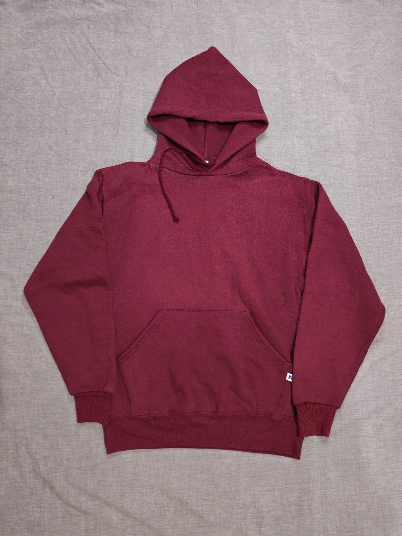 90s russell athletic blank hoodie jacket (Category: Coats, Jackets and Outerwear) located in Baguio. Submitted by used_clothing2600 (Listing ID 1464801394, Image 1). Description: 90s russell athletic blank hoodie jacket made in USA size medium verygood condition pit to pit 20.5 length 26 shoulders 20 sleeve length 25 P 1,480.