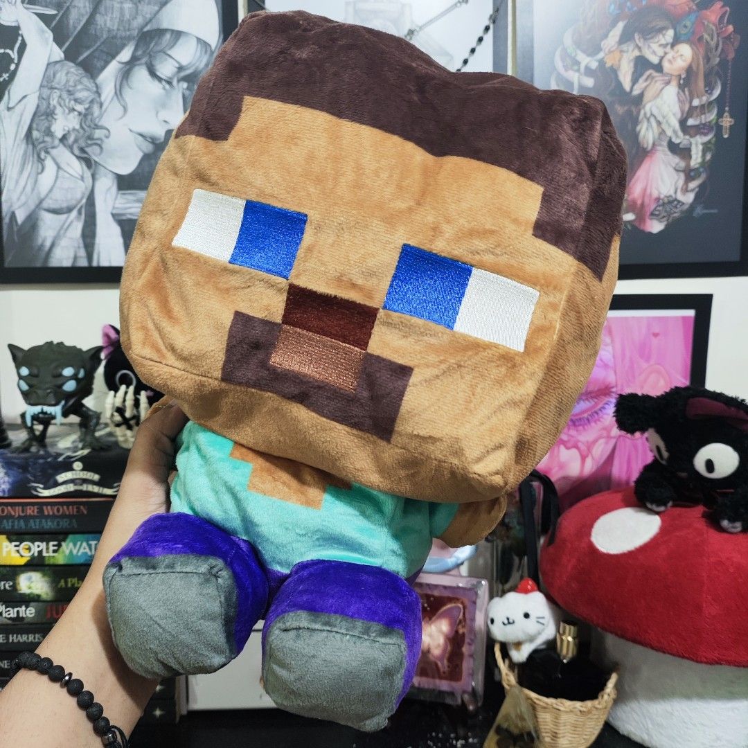 ✦ Minecraft - Steve Sitting Plush Toy ✦ (Category: Plushies & Soft Toys) located in Santa Rosa. Submitted by rusalkascottage (Listing ID 1464954612, Image 1). Description: ✦ Minecraft - Steve Sitting Plush Toy ✦ ୨୧ ───────────── ୨୧ P450 GC@@@sh P600 COD / PayLater ♡ WYSIWYG ♡ Good condition ♡ Onhand & ready to ship ୨୧ ───────────── ୨୧ ✦ FAQs ✧ Location: Sta. Rosa, Laguna ✧ Shipping starts at P36 ✧ COD price is adjusted due to platform fees. Vouch