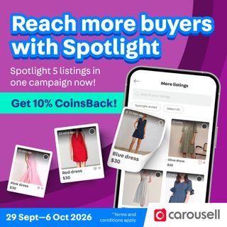 (Category: ) located in . Submitted by carousell_promote (Listing ID 1463647994, Image 1). Description: .