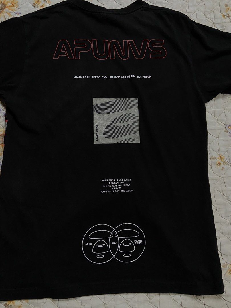 AAPE by A Bathing Ape AP-01 APUNVS Tee (Category: Tshirts & Polo Shirts ) located in Salug. Submitted by bagdoi_finds (Listing ID 1464887179, Image 3). Description: .