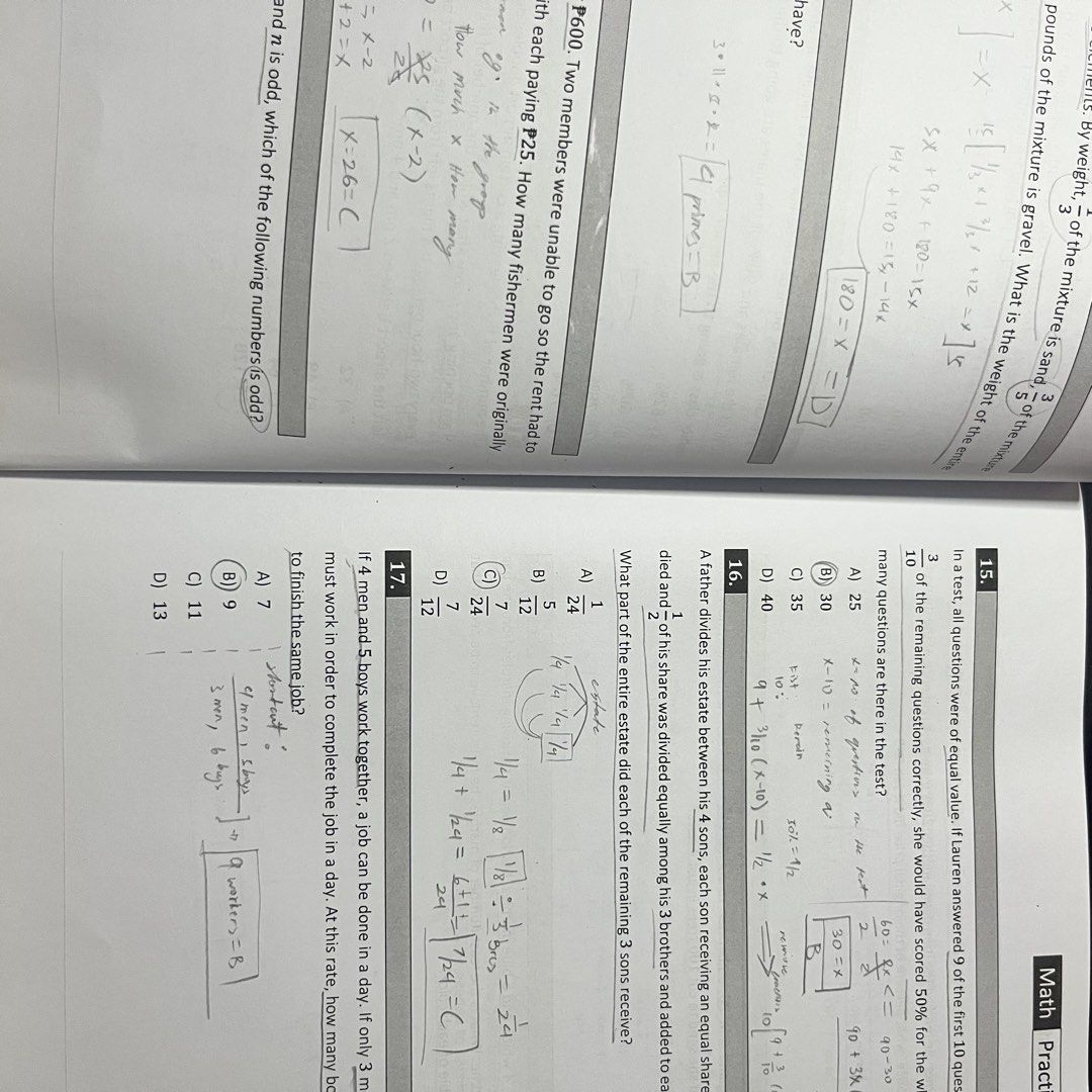 Academic Gateway Practice Test Book for CETs (Category: Textbooks) located in Manila. Submitted by krista_63 (Listing ID 1464806884, Image 2). Description: has solutions written + answer key at the back page. solutions are taught by the profs at the review center 😊 (written whatever was on the board) ++ i could give you a gdrive link containing the photos I took during my review. formulas + solutions .
