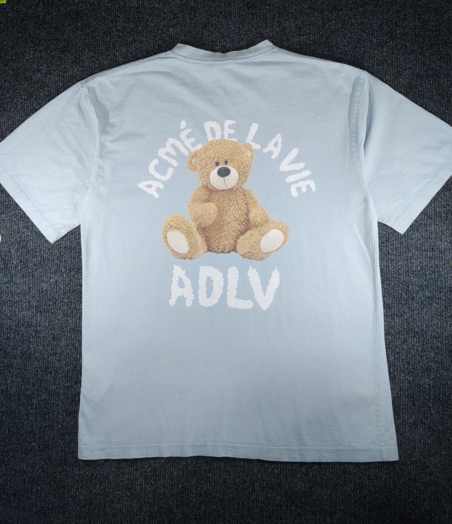 Acme De La Vie Teddy Bear Tee🐻 (Category: Activewear) located in Bacolod City. Submitted by guerillathrifter (Listing ID 1464818124, Image 2). Description: Acme De La Vie🐻 29x22 Excellent Issue❌ 📍Sagay City Negros Occidental 🛵J&T Express 💌.