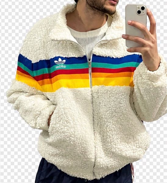 Adidas 3atripes Feece (Category: Coats, Jackets and Outerwear) located in Baguio. Submitted by gama_apparel (Listing ID 1464870696, Image 3). Description: Size medium l-large Dimes L26x24W Colorrate 10/10 Good asnew.