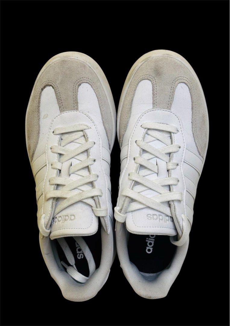 Adidas Barreda shoes (unisex) (Category: Sneakers) located in Villasis. Submitted by rxnnkjllkrss (Listing ID 1464843549, Image 2). Description: ❇️ bought brand new, with proof of receipt ❇️ in excellent condition, no signs of usage ❇️ just needs washing/cleaning ❇️ used two or three times only ❇️ runs big, best fits US 9 or UK 7.5 ❇️ still negotiable 🟡 Just message for inquiries 🥰.