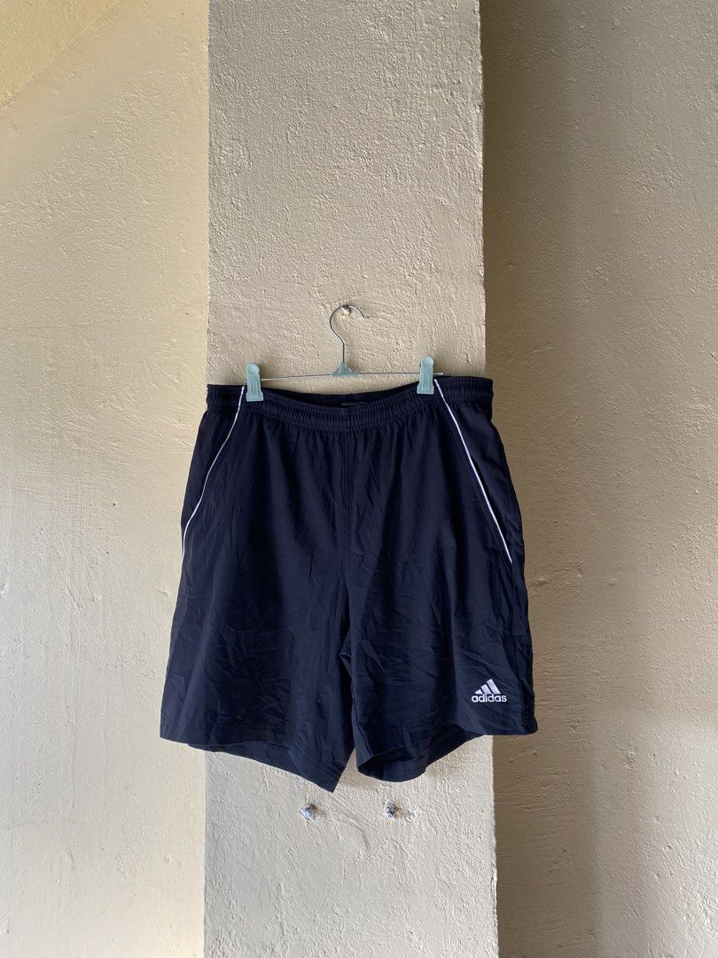 Adidas climalite shorts (Category: Shorts) located in Calapan. Submitted by mnlhabithrift23 (Listing ID 1464900397, Image 1). Description: Waist : 34 Length : 19 Leg hole : 12 Color rate : 9/10 Issue : lose gartet.