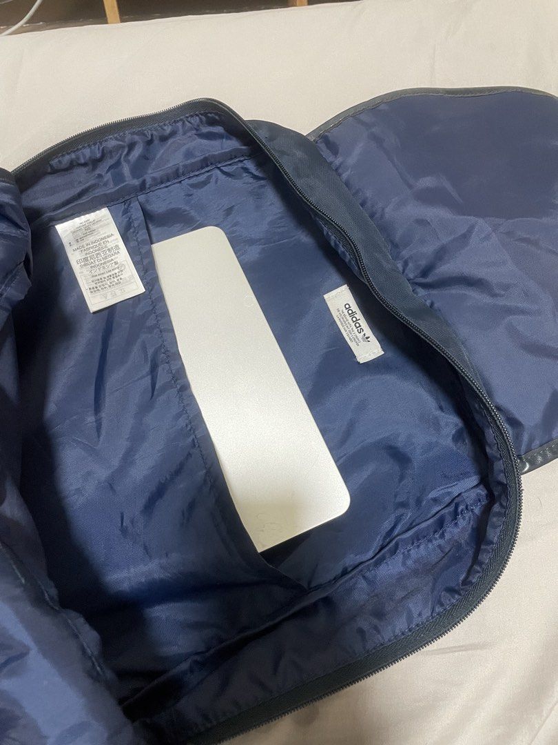 ADIDAS FLAP BACKPACK (Category: Backpacks) located in Pasig City. Submitted by janessssss (Listing ID 1464862937, Image 3). Description: 🎒 ADIDAS FLAP BACKPACK FOR SALE — ₱1,600 ONLY! 🎒 ✨ 100% AUTHENTIC — purchased directly from the Adidas website June of last year. I can send a screenshot of the original purchase/order confirmation as proof of authenticity. • Color: Aurora Ink/ Dark Blue • Original Price: ₱3,300 • Selling Price: ₱1,600 only • 