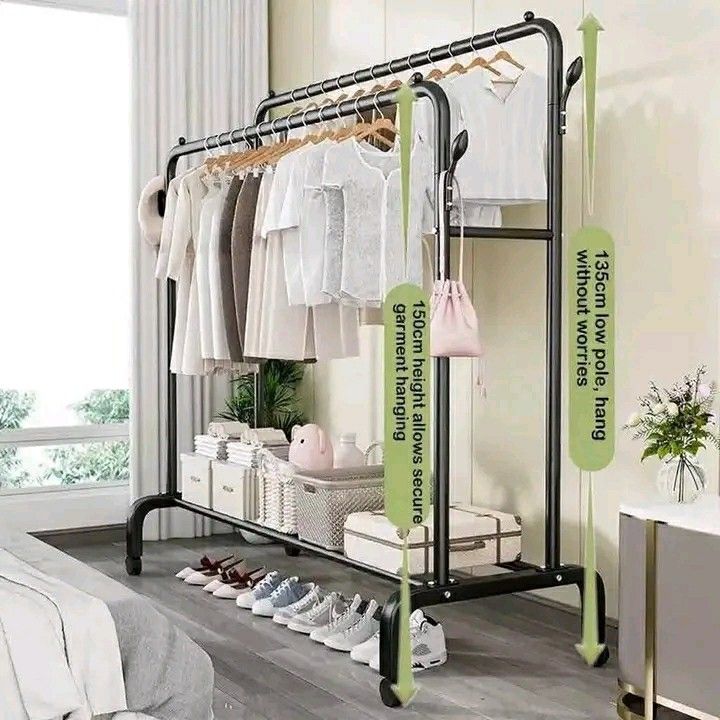 ￼Adjustable Stainless Steel Clothes Drying Rack ( single and double) (Category: Clothes Drying Rack) located in Manila. Submitted by wisecat_f7c143 (Listing ID 1464964994, Image 2). Description: ￼Adjustable Stainless Steel Clothes Drying Rack single-580 only double-680 only Pm me COD VIA LALAMOVE.
