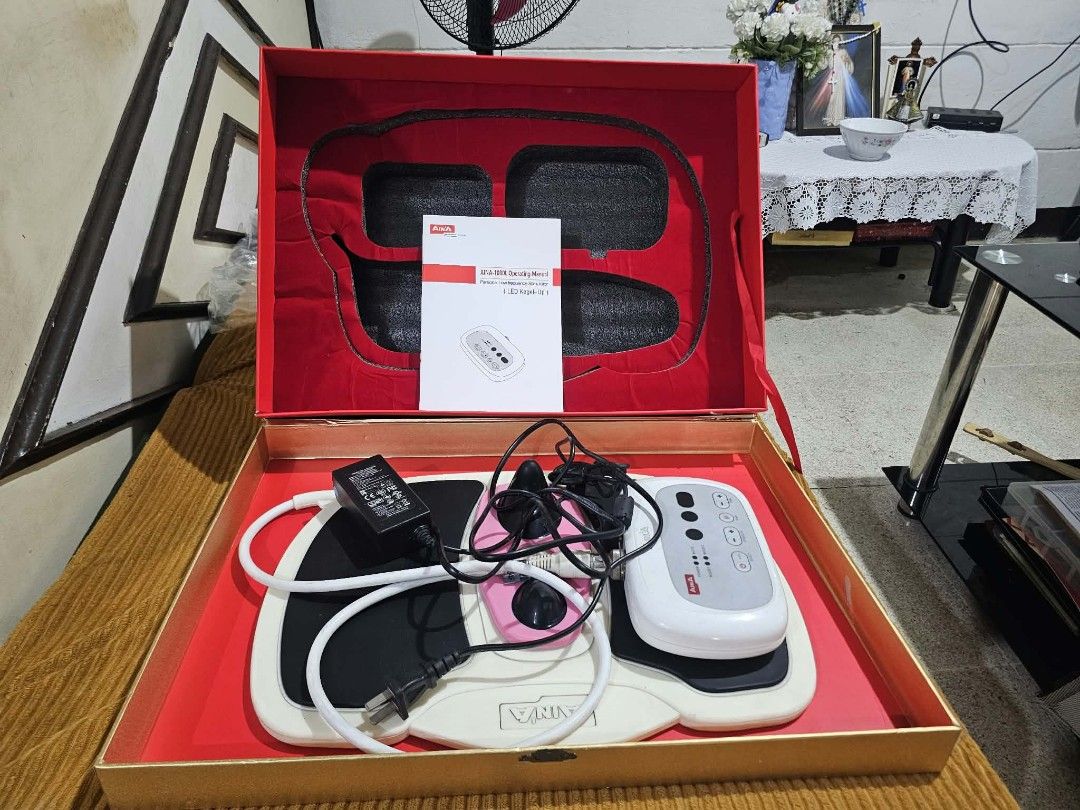 AINA AFA-1000L SMARTRON MACHINE Personal Low-Frequency Massager with Box (Category: Massage Devices) located in Manila. Submitted by bonifacio1421 (Listing ID 1464870845, Image 1). Description: AINA 1000D / AINA Smartron Machine/ LED KEGEL UP – Complete Set Selling our AINA 1000D machine, complete with original presentation box/case, controller, cables/accessories and operating manual. Complete set ✅ With original box With operating manual Access