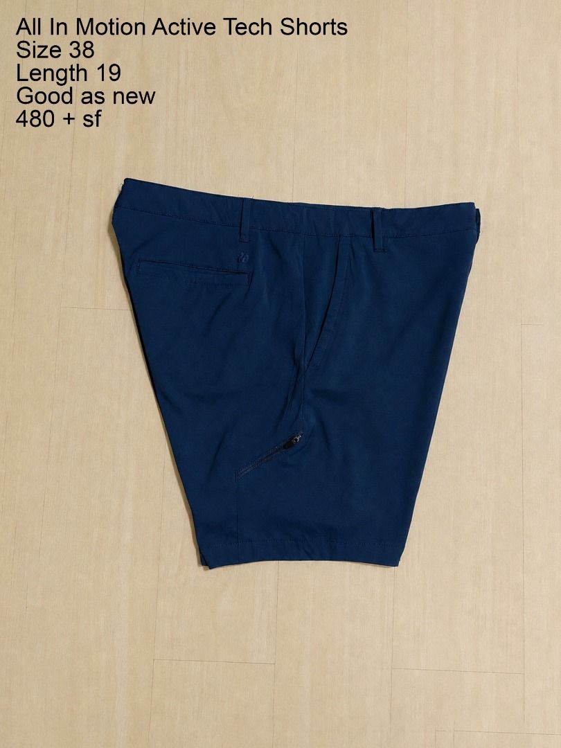 All in Motion Active Tech Shorts (Category: Shorts) located in Cadiz. Submitted by thespotcdz (Listing ID 1464828782, Image 1). Description: Size 38 Length 19 Good as new 480 + sf.