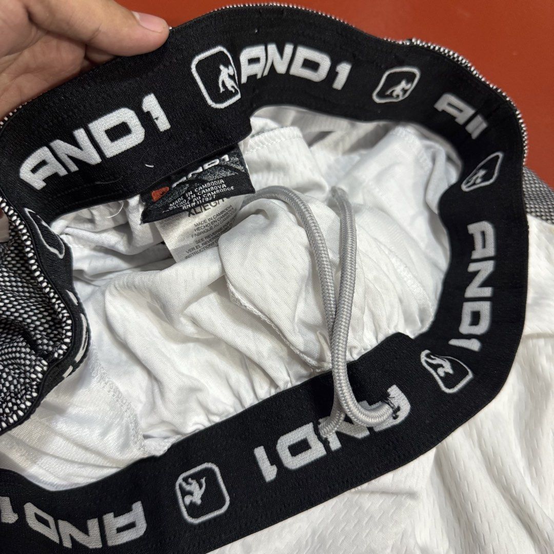 AND-1 BASKETBALL SHORTS (Category: Shorts) located in Pasig City. Submitted by buzzthrifty (Listing ID 1464887365, Image 3). Description: SIZE 32-42 WAIST 21"LENGTH 14"HEM EXCELLENT TO NEW NEEDS WASH LANG .