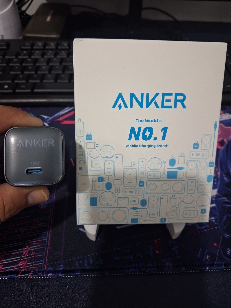 Anker 45W Adapter (Category: Chargers) located in Pasig City. Submitted by supladoako (Listing ID 1464807063, Image 2). Description: For sale! 45w charging adapter. Used it a couple of times lang. Working properly. No issue. From sta. Maria, bulacan. Rfs: no longer using a high end phone that uses 45w adapter. .