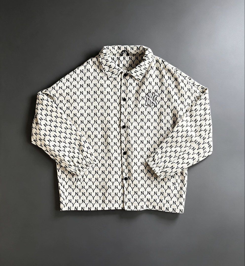 AOP MLB NY (Category: Coats, Jackets and Outerwear) located in Manila. Submitted by lardo.599 (Listing ID 1464929114, Image 1). Description: Issue no tags declare off Hard denim Color rate 10/10 Dimes 25x27.