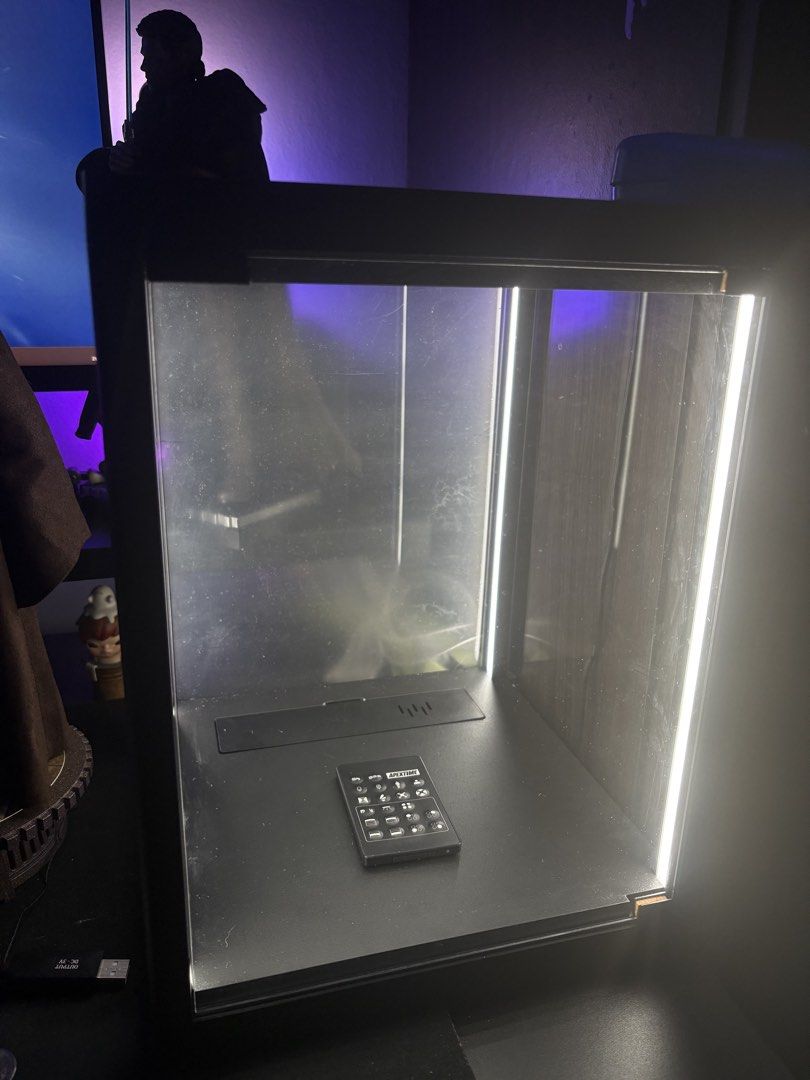 APEXTIME CHAOS MINI GLASS DISPLAY CABINET (Category: Action & Battle Toys) located in Manila. Submitted by b2kmigo (Listing ID 1464867789, Image 1). Description: APEX CHAOS MINI FOR 1/9, 1/10, 1/12 FIGURES PERFECT FOR SHF, INART, LPZZ, ETC. FIGURES MUSEUM-GRADE GLASS WITH DIFFERENT LED FUNCTIONS (WATCH YOUTUBE VIDEOS) WITH INSTRUCTIONS SRP IS 6,700 PHP RFS: I ONLY HAVE 1/6 SCALE FIGURES.
