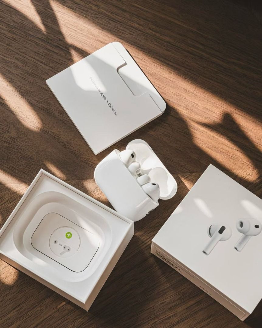 Apple AirPods Pro3 (Category: Headphones & Headsets) located in Mandaluyong City. Submitted by royalcrystal_60c16d (Listing ID 1464854089, Image 2). Description: - Authentic Apple wireless earbuds in clean white finish - Includes original charging case and charging cable - Multiple sizes of extra silicone ear tips included - Brand new, unopened retail box with documentation sleeve.