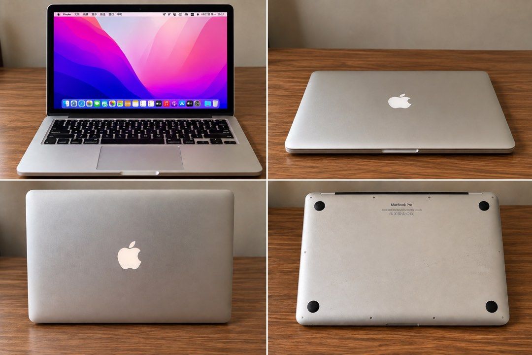 Apple MacBook Pro 13-inch (Category: Laptops & Notebooks) located in Makati City. Submitted by rilachan6666 (Listing ID 1463476519, Image 1). Description: - 13-inch Apple MacBook Pro - Ideal for work and everyday use - Comfortable backlit keyboard - Large and responsive trackpad - Bright and clear display - Includes original charger Battery replaced, only 65 cycles, condition normal. Everything works normally..