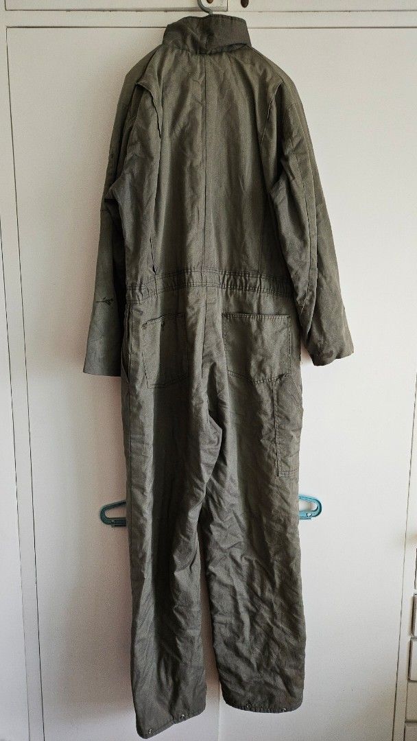 Army Green Jumpsuit (Category: Coats, Jackets and Outerwear) located in San Juan City. Submitted by paocastee (Listing ID 1464830199, Image 2). Description: brand Key Imperial Issues in photos Body still intact had inner lining price slightly nego RFS: Decluttering .