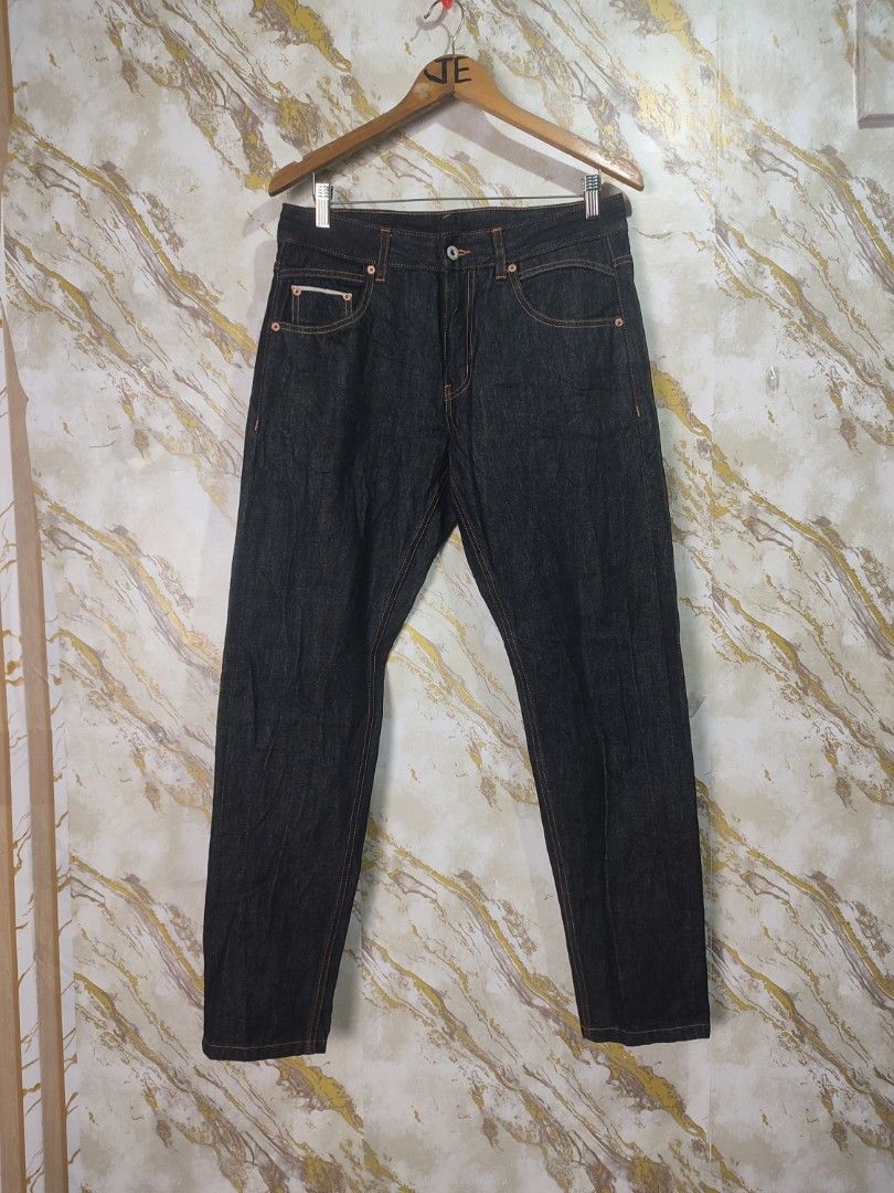 Artisan Selvedge Denim Jeans (Category: Jeans) located in Cabuyao City. Submitted by jederama (Listing ID 1464893929, Image 3). Description: ARTISAN RETRO - SELVEDGE PANTS SIZE : 31 WAISTLINE LENGTH - 39.5 HEM - 6.5 FRONT RISE - 11.5 INSEAM - 27.5 GOOD AS NEW CONDITION NO ISSUE / NO FLAWS PWEDE SA MASELAN 1,600 + SHIPPING FEE.