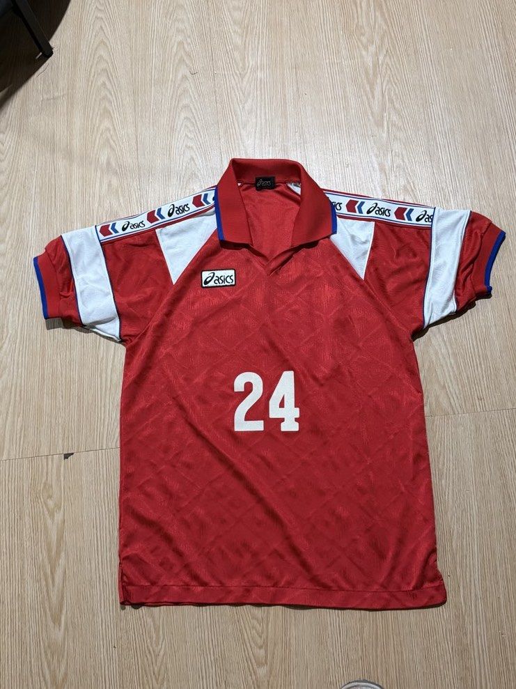 Asics Jersey (Category: Tshirts & Polo Shirts ) located in Quezon City. Submitted by maddy.demie (Listing ID 1464921084, Image 2). Description: Width : 21 Length: 28 Size on Tag: XL Issue(s) : .