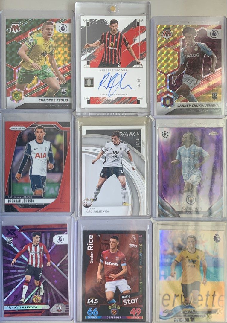 EPL assorted bundle (Category: Raw Cards) located in Singapore. Submitted by jedispurs (Listing ID 1464809592, Image 8). Description: Great bundle deal !! Every picture comprises of 9 cards bundle at $29 inclusive of tracked mail ! That’s an average of lesser than $3.30 per card ! 🤯🔥.