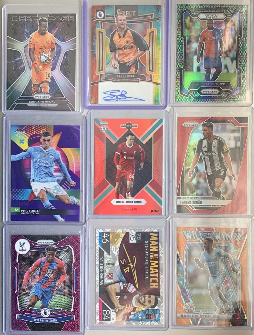 EPL assorted bundle (Category: Raw Cards) located in Singapore. Submitted by jedispurs (Listing ID 1464809592, Image 2). Description: Great bundle deal !! Every picture comprises of 9 cards bundle at $29 inclusive of tracked mail ! That’s an average of lesser than $3.30 per card ! 🤯🔥.