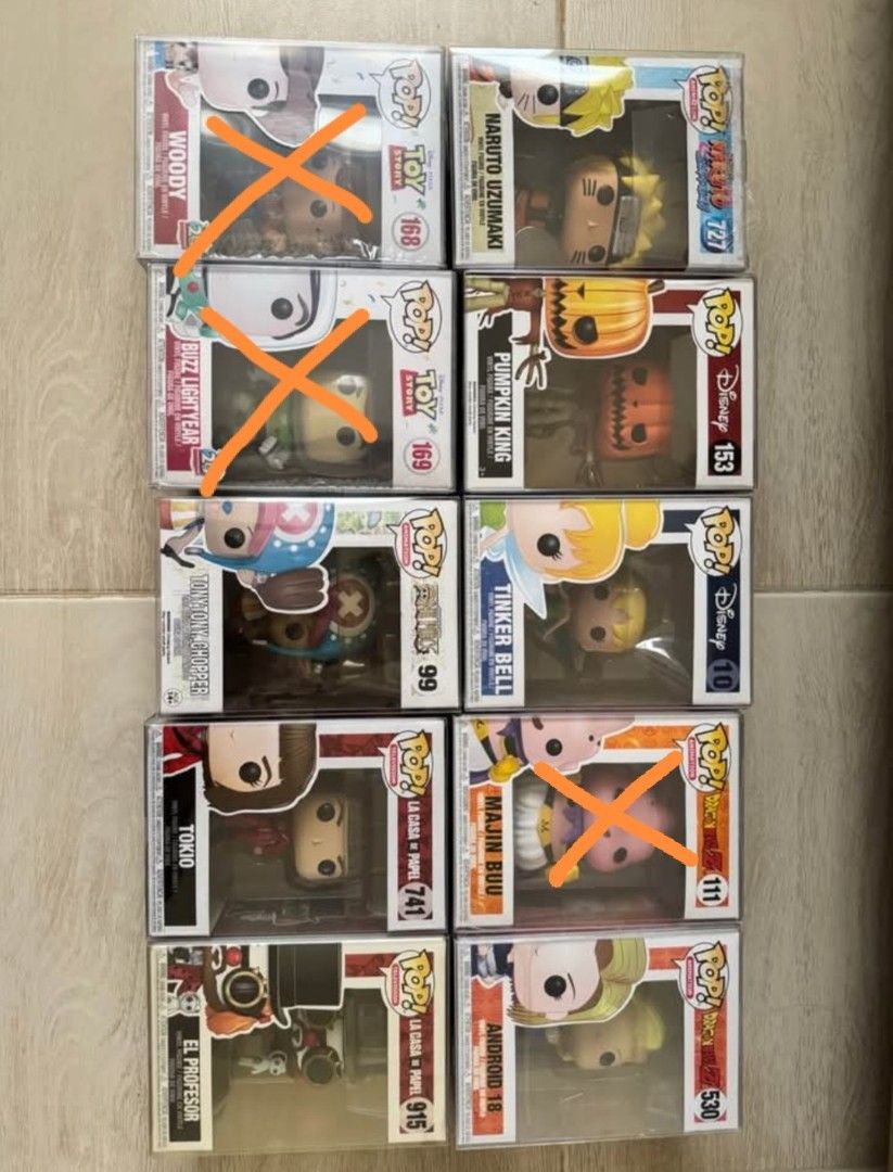 Assorted Funko Pop (Category: Action & Battle Toys) located in Manila. Submitted by burn.pavs (Listing ID 1464924031, Image 3). Description: RFS: Decluttering Pm for actual photos..