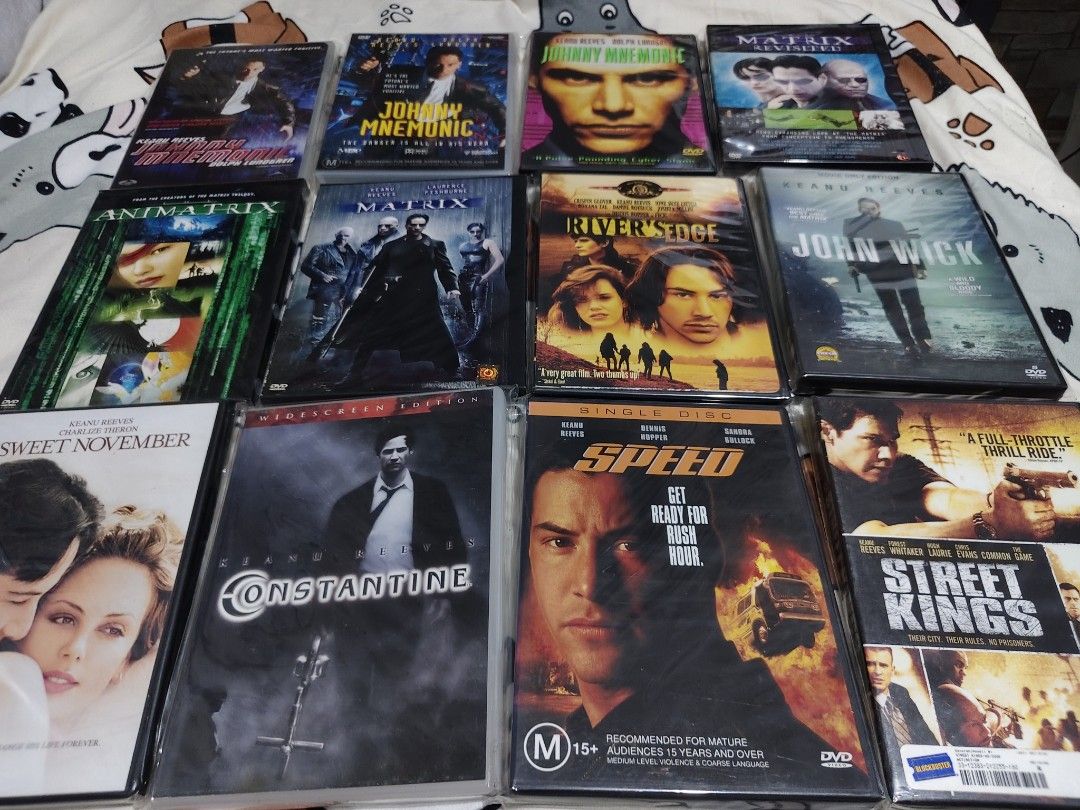 Assorted Keanue Reeves dvd (Category: CDs & DVDs) located in Makati City. Submitted by spicefan05 (Listing ID 1464899915, Image 2). Description: 100 each.