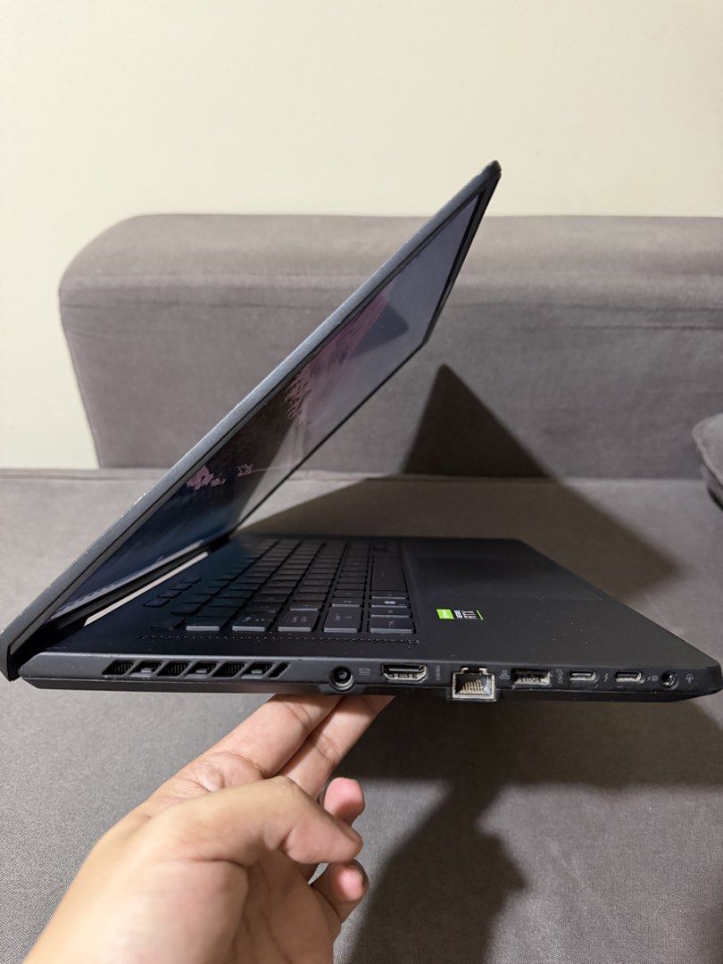 ASUS ROG Zephyrus M16 (Category: Laptops & Notebooks) located in Pasig City. Submitted by technobytes (Listing ID 1464914073, Image 2). Description: • Intel core i7 12th Gen • 16GB RAM • 512GB SSD Storage • DUAL GPU with GeForce RTX 3060 • 165Hz Refresh Rate • Windows 11 Home 64-bit • No Hidden Issue • It comes with type-c asus charger.