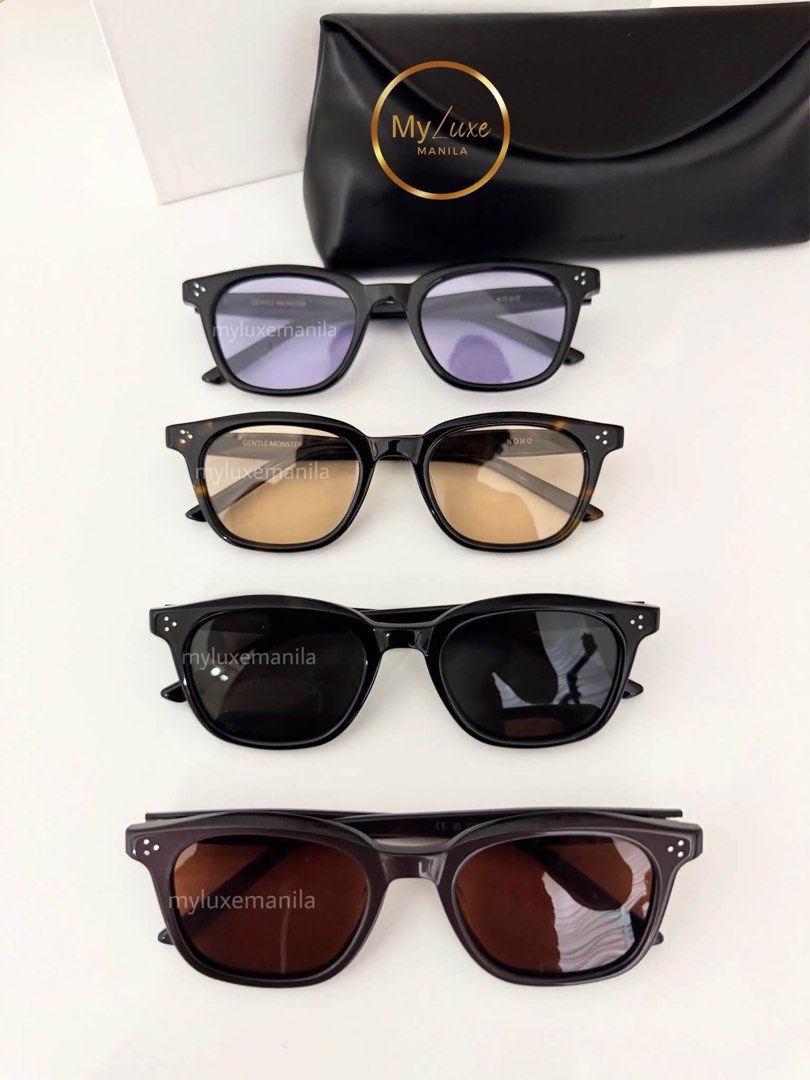 Authentic Gentle Monster - Noho Series (With Box Set) (Category: Sunglasses & Eyewear) located in Manila. Submitted by myluxe.manila (Listing ID 1464884535, Image 2). Description: Want to cop yours? Order now & Receive it today! Onhand and ready to deliver ✨ ⭐️CELEBRITY TRUSTED SHOP ⭐️ 🤩 LOWEST PRICE IN THE MARKET 🤩 All Brand new and actual photos/videos posted Legit Import from Seoul, South Korea 🇰🇷 We accept cod same day delivery thru grab 