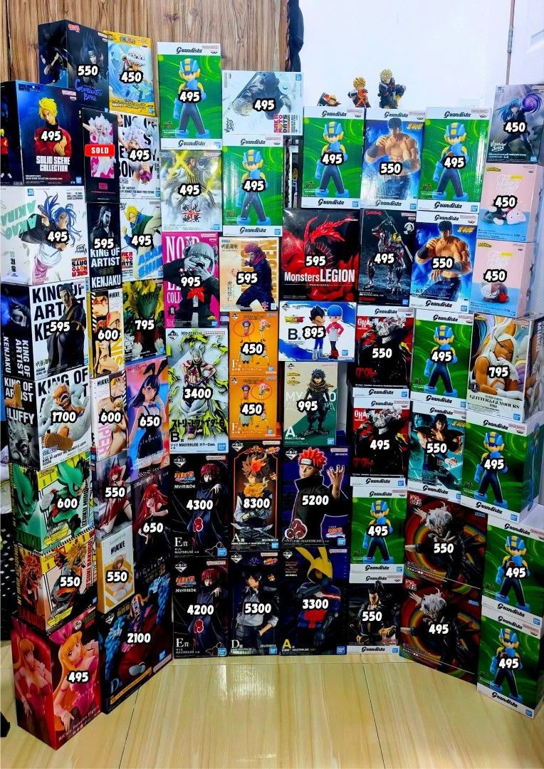 💯AUTHENTIC JAPAN FIGURES💯 (Category: Figurines & Statues) located in Cebu City. Submitted by toystogo0 (Listing ID 1464869027, Image 1). Description: 💸💸PEYDEY SEYL💸💸 ✅Price Posted & pm or comment na lang sa condition 🟢Onhand Pinas 💯1st pic mostly MIB & MISB (few BIB) 💯2nd pic mostly Loose & few BIB.