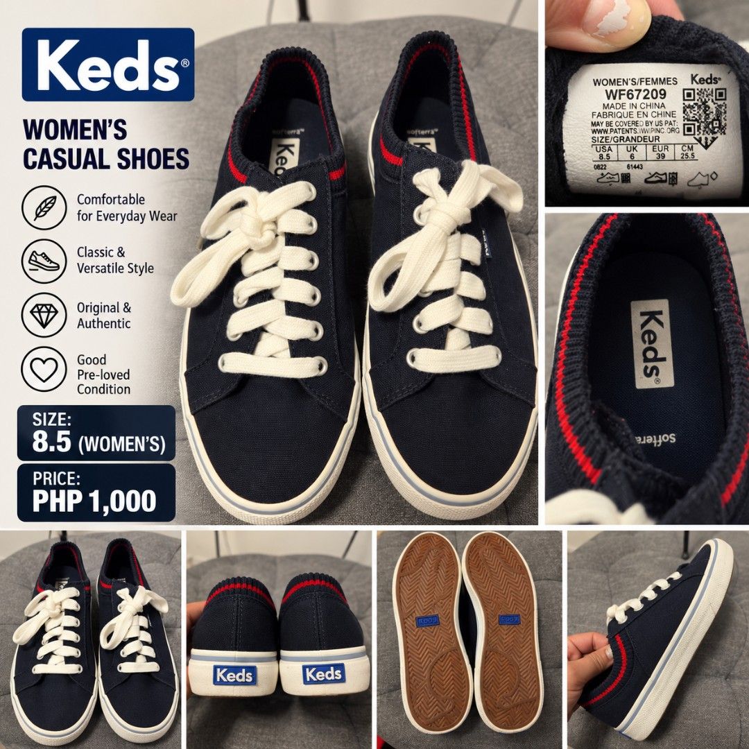 Authentic Keds 8.5 Women's (Category: Sneakers) located in Manila. Submitted by valedra111 (Listing ID 1464865590, Image 1). Description: .