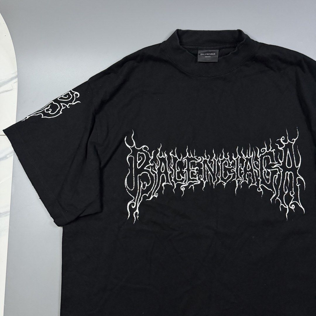 Balenciaga - Darkwave Shirt SS25 (Category: Luxury Apparel) located in Paranaque City. Submitted by millennial_goodz (Listing ID 1464899473, Image 3). Description: WTS Balenciaga - Darkwave Shirt SS25 Size 1 (Oversized) Dimensions: 23.5 / 30" Excellent condition P3,000 only DM.