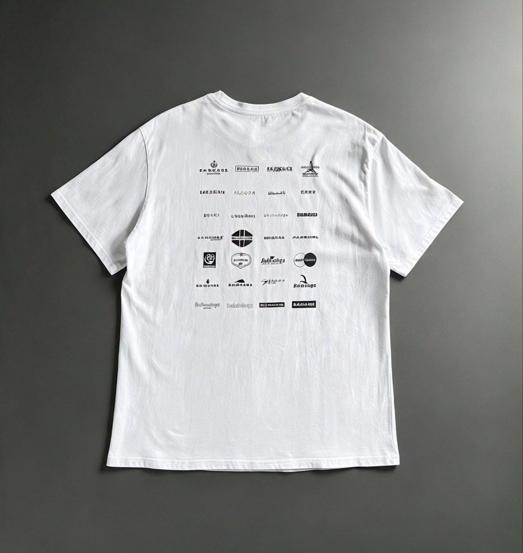 Balenciaga multi logo (Category: Tshirts & Polo Shirts ) located in Manila. Submitted by lardo.599 (Listing ID 1464921626, Image 2). Description: Issue cut tags declare off Condition 9.9/10 Color rate 9.8/10 Dimes 21.5x28.