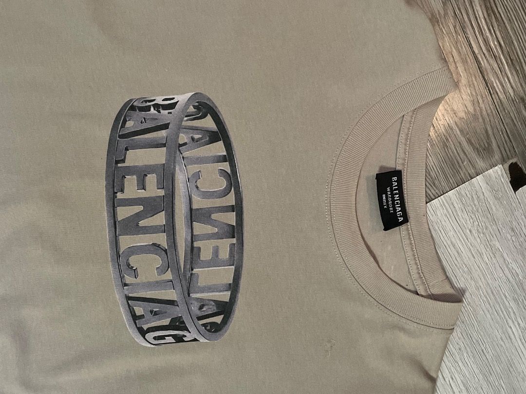 BALENCIAGA RING LOGO aka ''Trompe L'oeil Ring'' (Category: Tshirts & Polo Shirts ) located in Talisay. Submitted by steve_owa (Listing ID 1464889410, Image 3). Description: Dimension 23x28 Fit:Oversized Boxy No issue •HARD TO FIND .