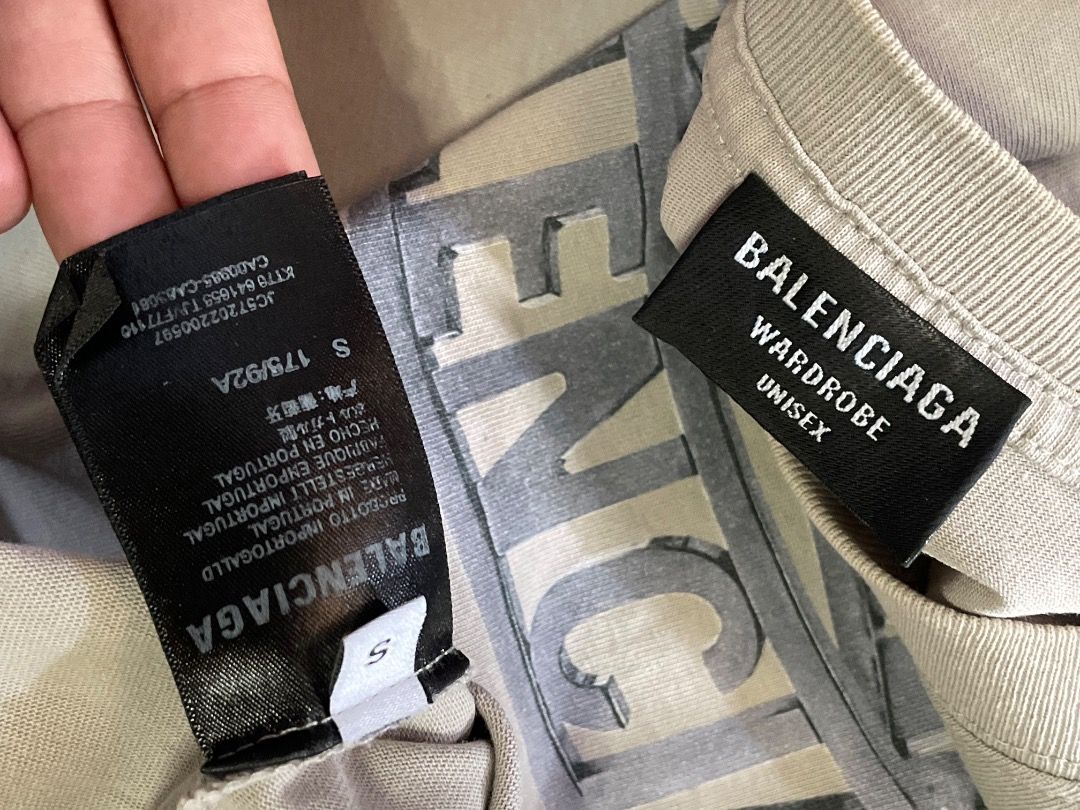 BALENCIAGA RING LOGO aka ''Trompe L'oeil Ring'' (Category: Tshirts & Polo Shirts ) located in Talisay. Submitted by steve_owa (Listing ID 1464889410, Image 2). Description: Dimension 23x28 Fit:Oversized Boxy No issue •HARD TO FIND .