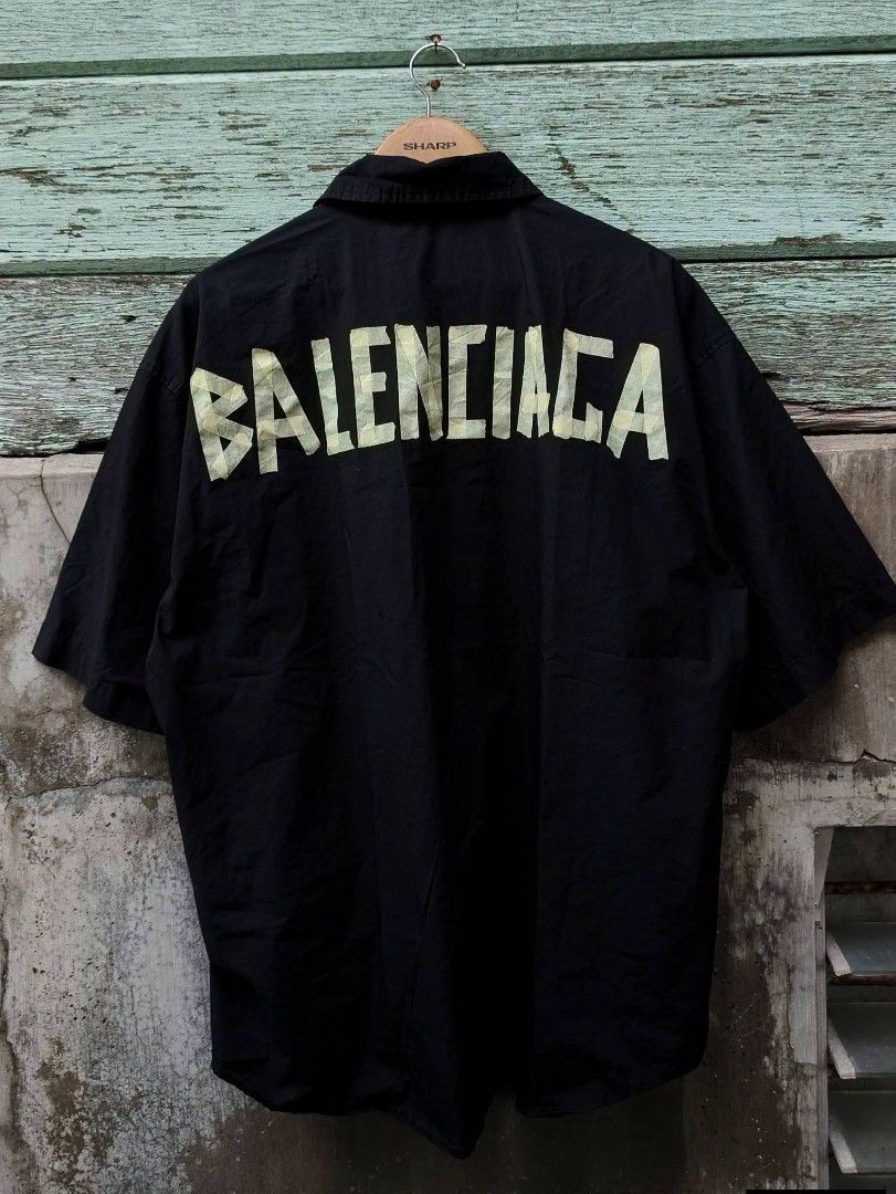 Balenciaga tape polo (Category: Activewear) located in Caloocan City. Submitted by _jerald_ (Listing ID 1464968063, Image 2). Description: Pm sa dimes .