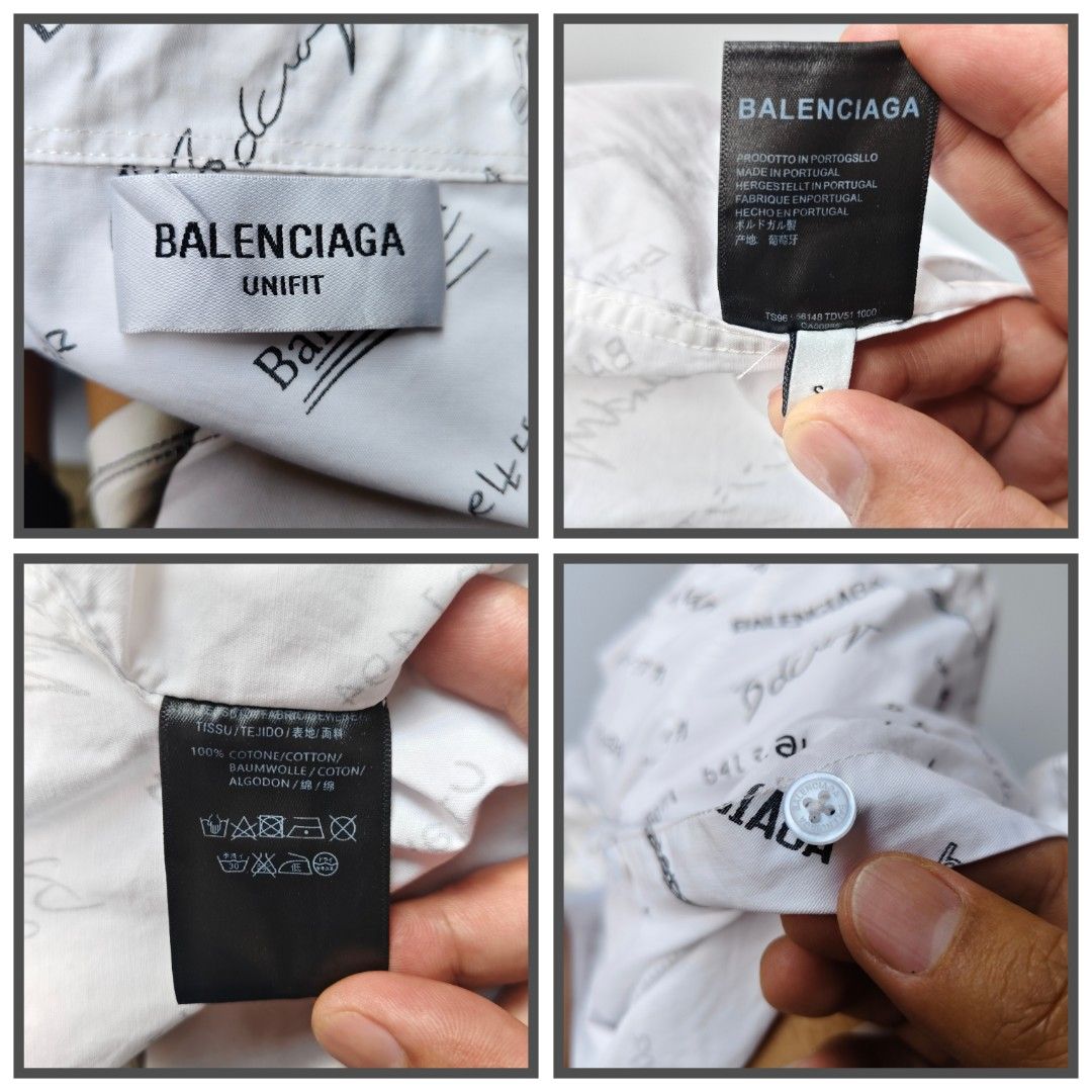 Balenciaga unifit (Category: Tshirts & Polo Shirts ) located in Baguio. Submitted by archival_thrifted.ph. (Listing ID 1464884041, Image 2). Description: FOR SALE‼️ . BALENCIAGA UNIFIT .STILL IN GOOD CONDITION .W/MINIMAL YELLOW STAINS ON CUFF NOT THAT VISIBLE CHECK LAST PHOTO .BEST FIT LARGE .PHP 1480 PLUS SF .❌❌ COP/COD .MOP GCASH .COURIER J&T .BAGUIO AREA .DM FOR SURE BUYER TY.